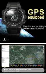 GPS Navigation running multi-function Watch